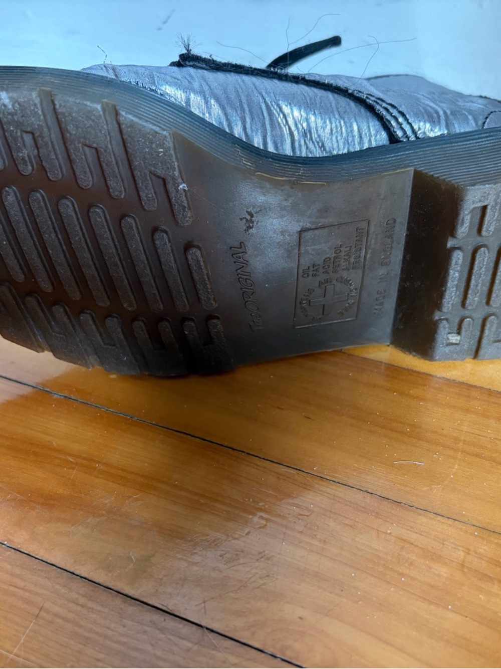 Dr. Martens Silver Boots - Picture 6 of 15